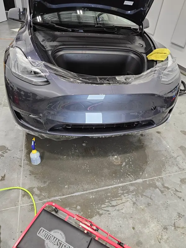 In the bay, Installs in progress and the shop. Photo 56 of 74.