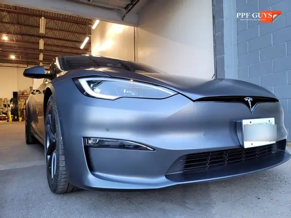 Tesla Model S, XPEL Stealth satin matte. Photo 44 of 52.