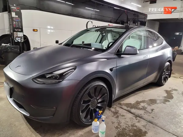 Tesla Model Y Performance, Stealth satin PPF. Photo 47 of 56.