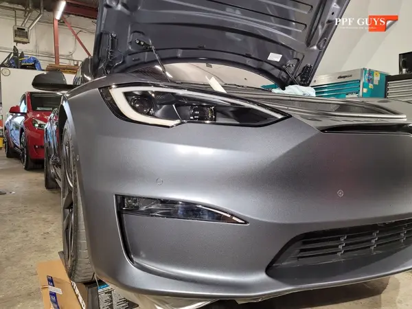 Tesla Model S, XPEL Stealth satin matte. Photo 22 of 52.