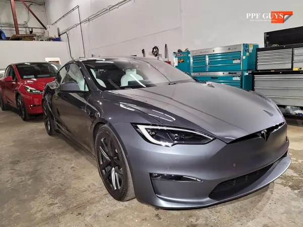 Tesla Model S, XPEL Stealth satin matte. Photo 51 of 52.
