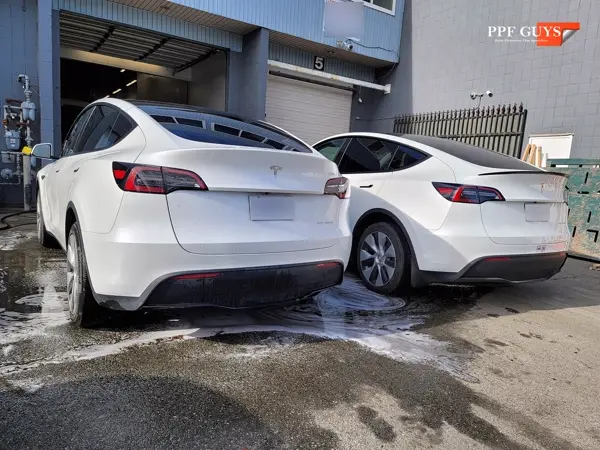 White Tesla Model Y, Stealth. Photo 16 of 42.