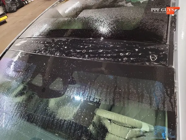 2022 Mercedes-Benz EQS 580, PPF and ceramic coating. Photo 16 of 41.