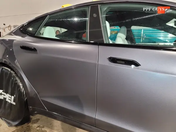 Tesla Model S, XPEL Stealth satin matte. Photo 13 of 52.