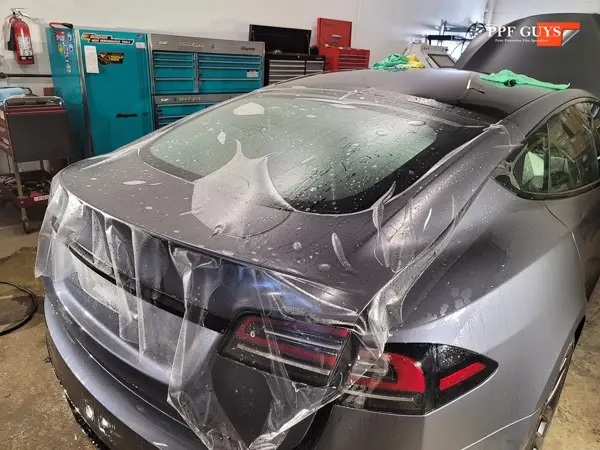 Tesla Model S, XPEL Stealth satin matte. Photo 27 of 52.