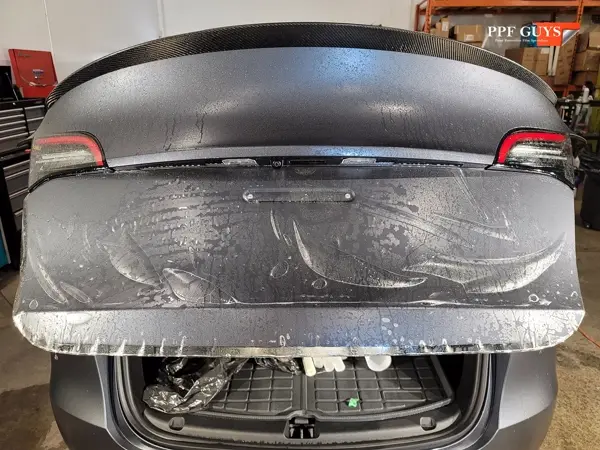 Tesla Model Y Performance, Stealth satin PPF. Photo 32 of 56.