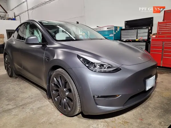 Tesla Model Y Performance, Stealth satin PPF. Photo 44 of 56.