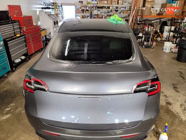 Tesla Model Y Performance, Stealth satin PPF. Photo 31 of 56.