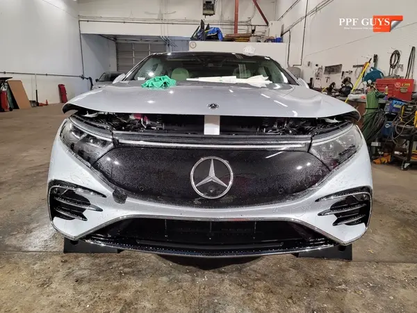 2022 Mercedes-Benz EQS 580, PPF and ceramic coating. Photo 37 of 41.